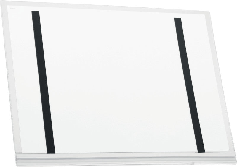 Durable Magnetleiste – 297 × 420 mm, transparent, wiederverwendbar, für A3