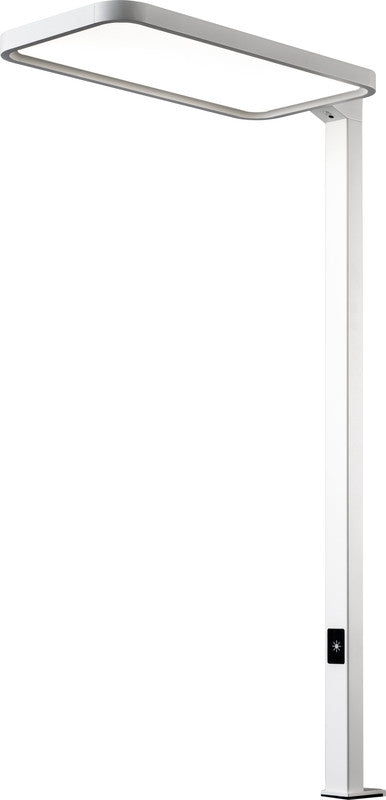 Hansa LED Tischleuchte Saphir – Klemmfuss, Touch-Dimmer, Bewegungssensor – 4000 K – 8'000 lm 80 W – Weiss