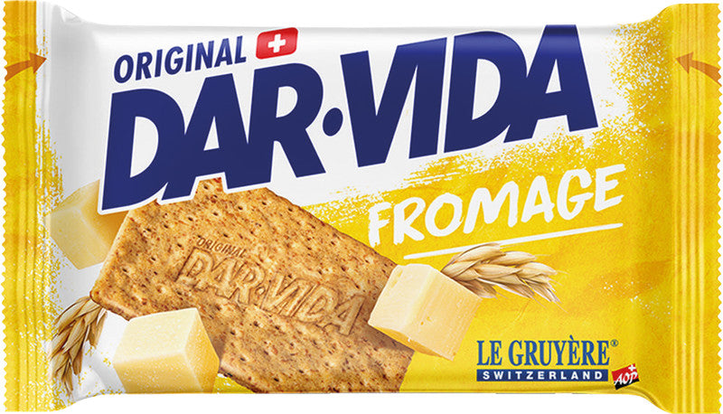 DAR-VIDA Crackers – Käse, 4 × 46 g (184 g)