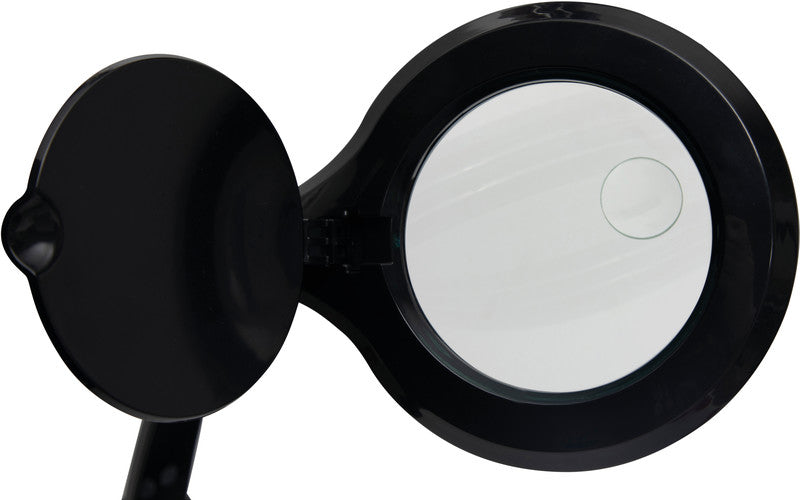 MAUL Leuchtlupe – 1,75× (Spot 4×) – Ø 100 mm – mit LED, schwarz