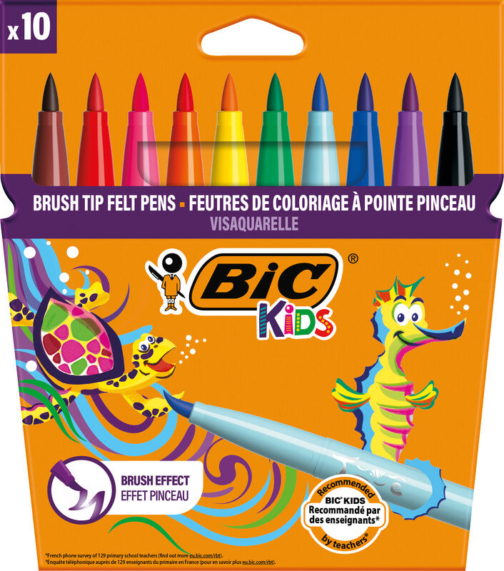 BIC Filzstifte, Strichbreite 1,3 mm, 10 Farben