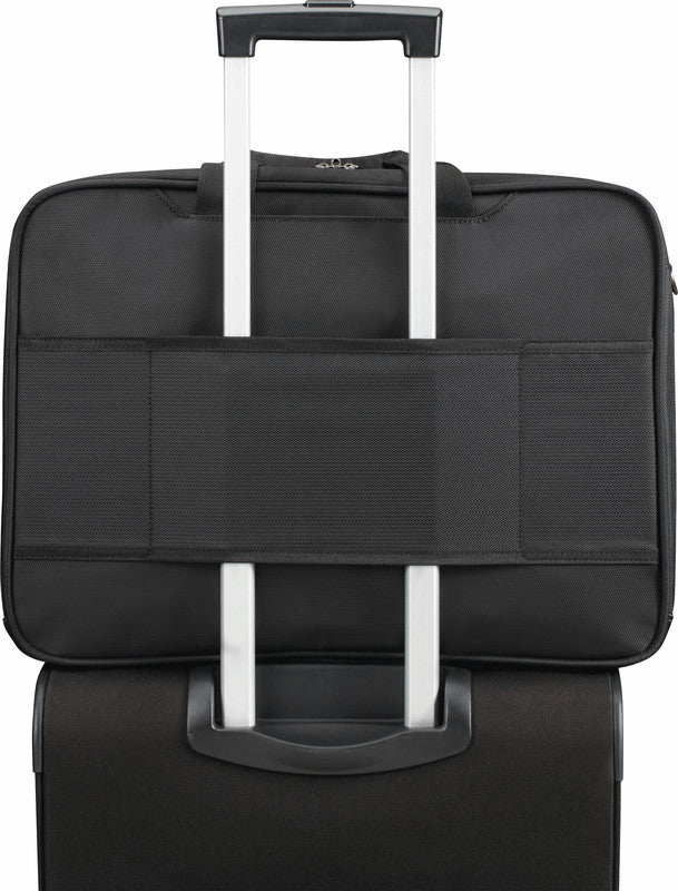 Samsonite Vectura Evo Notebook-Tasche – für Notebooks bis 17,3", 20,5 l, USB-Port, Aufsteckfunktion, Polyester