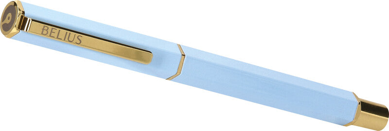 Belius Kugelschreiber – Hellblau, Aluminium