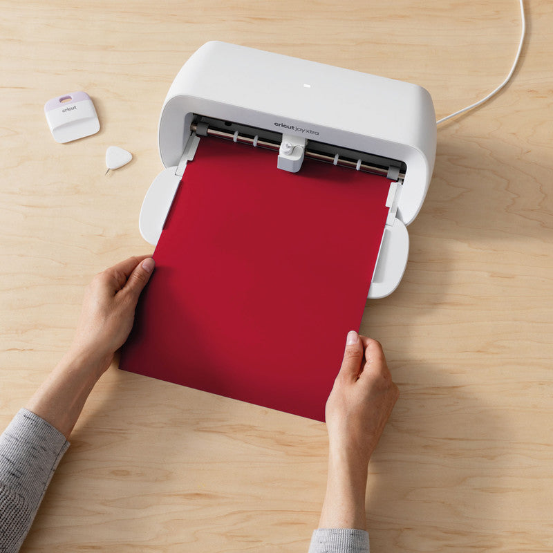 Cricut Vinylfolie matt – Rot – 24,1 × 91,4 cm – für Joy Xtra Schneideplotter