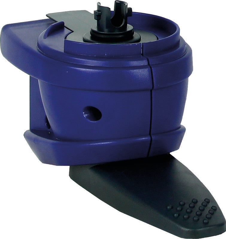 Dreumex One2Clean – Seifenspender, Kunststoff, Blau, B 94 × H 184 × T 120 mm, inkl. Befestigungsmaterial