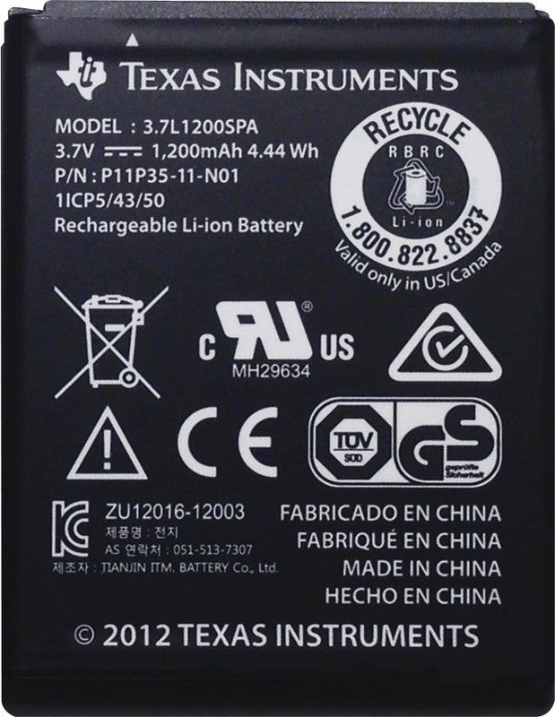 Texas Instruments Taschenrechner TI-Nspire CX II-T CAS – 128-stellig, Farbdisplay, Akku, schwarz, 90×190×20 mm