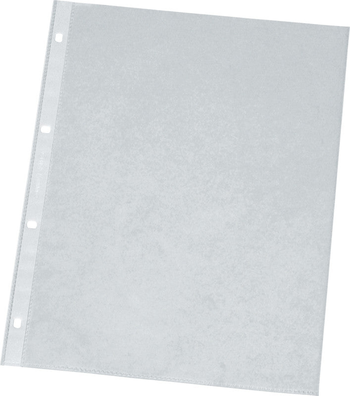 Q-connect Sichtmappe A4 – transparent, Kunststoff, glänzend, 100 µm, 100er-Pack