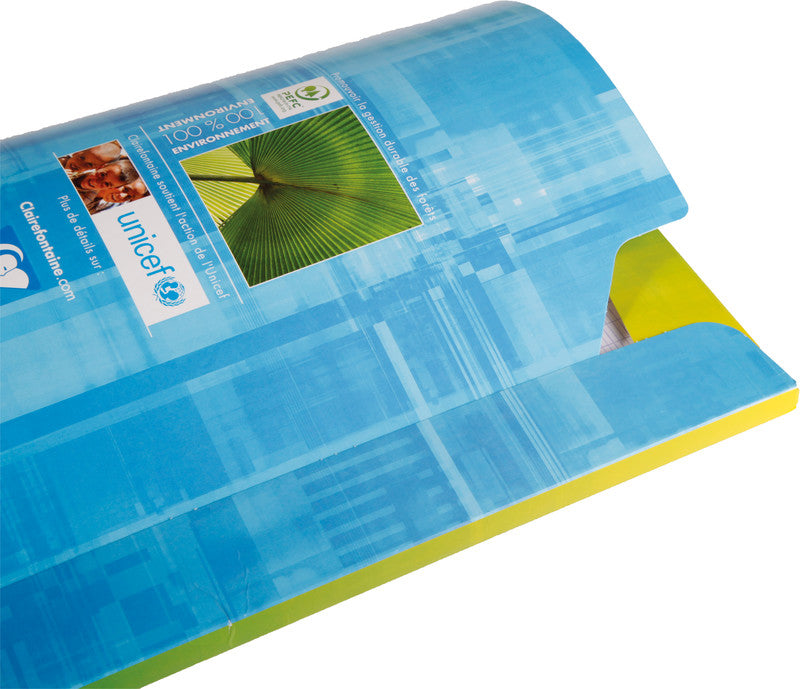 Clairefontaine Notizbuch-Einlagen A4, liniert, spezielle Perforierung, 90 g/m² – 100 Blatt