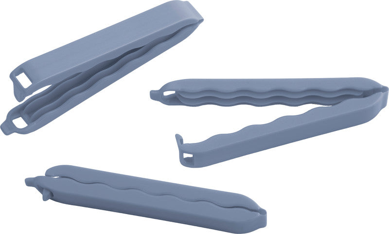 Rotho Verschlussclips-Set Onda – Grösse M 11 cm – Horizon Blau – 10 Stück – Kunststoff