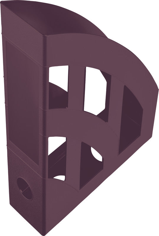 Helit the green bridge Stehsammler – für Format A4/C4, mit Griffloch, 78 × 320 × 248 mm, rot, Kunststoff