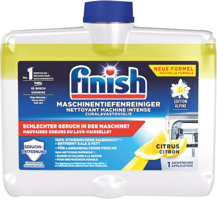 Finish Maschinenreiniger Zitrone – für Geschirrspüler – 250 ml