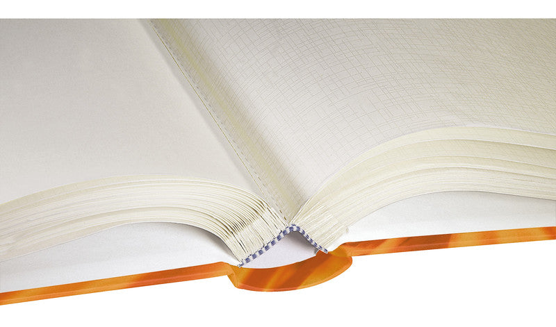 Hama Fotoalbum Jumbo Singo – für 300 × 300 mm, orange, mit Pergaminzwischenblättern, Karton