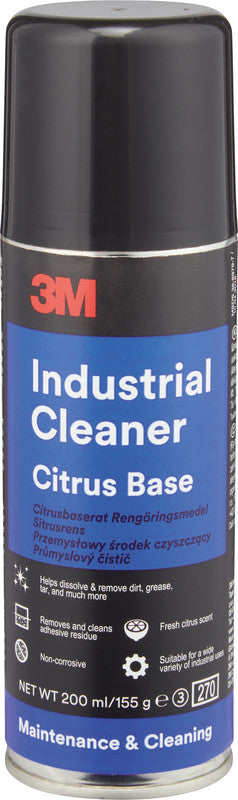 3M INDCLEA200 Industriereiniger – für Industrie – Spray – Zitrus – 200 ml