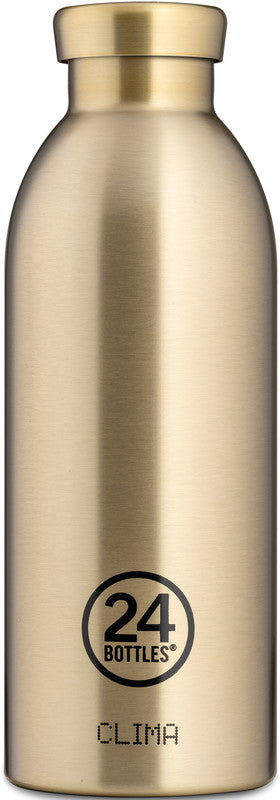 24Bottles Trinkflasche Clima – 5 dl – Edelstahl, isoliert, Schraubverschluss – Prosecco Gold