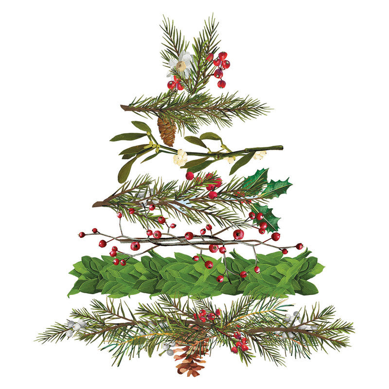 Ppd Servietten Christmas Arbor – 33 × 33 cm – 3-lagig, Tissue – 20 Stk., FSC