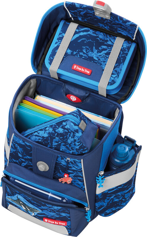Step by Step Schulrucksack-Set SPACE – 5-teilig – Manta Rio – recycelte Materialien