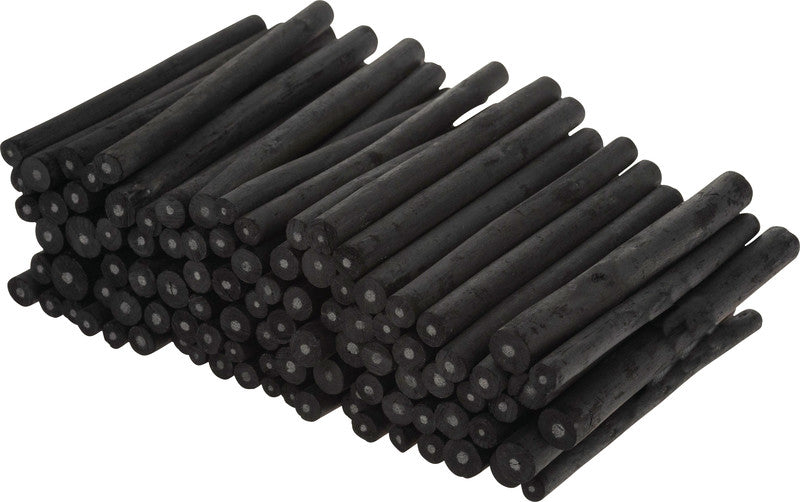 Jaxell Zeichenkohle – Schwarz, Ø 6–7 × 75 mm, 100er-Pack, Geruchsarm