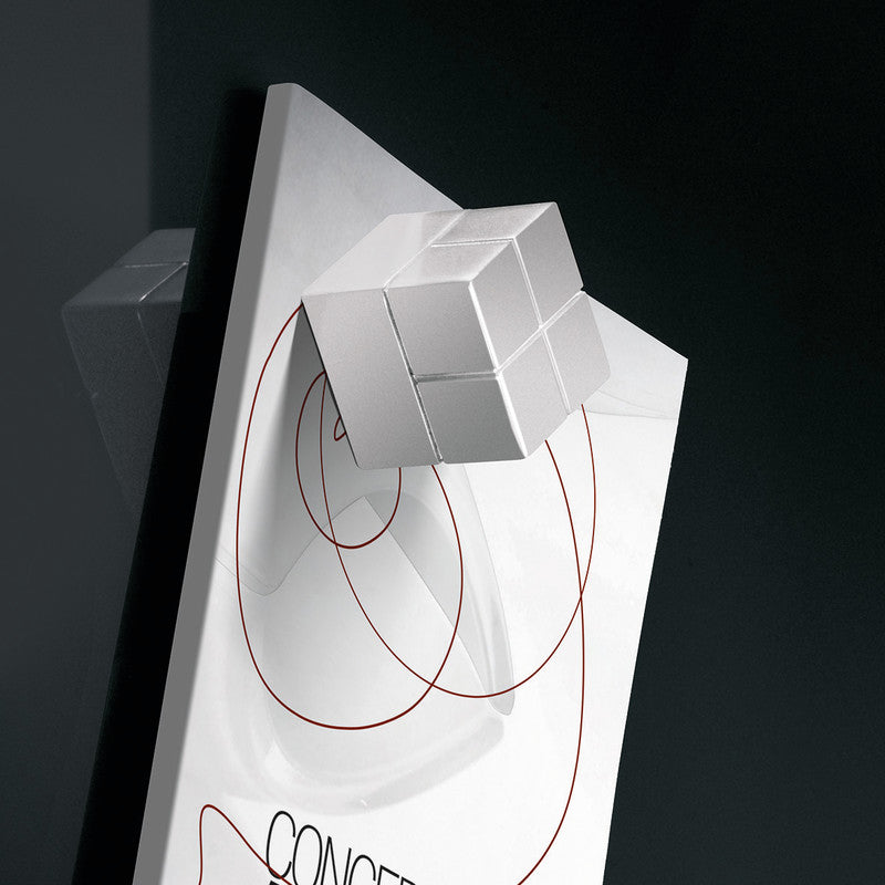 Sigel Magnetwürfel – Stahl, Silber, Cube Artverum SuperDym, 20 × 20 × 20 mm, 1 Stück