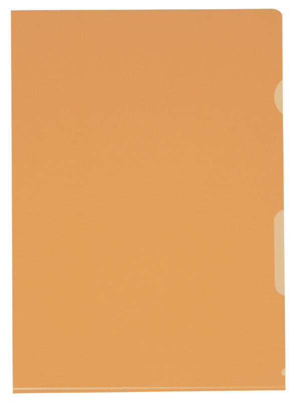Kolma Sichtmappe A4 – 100er-Pack, Orange, Kunststoff, 120 µm