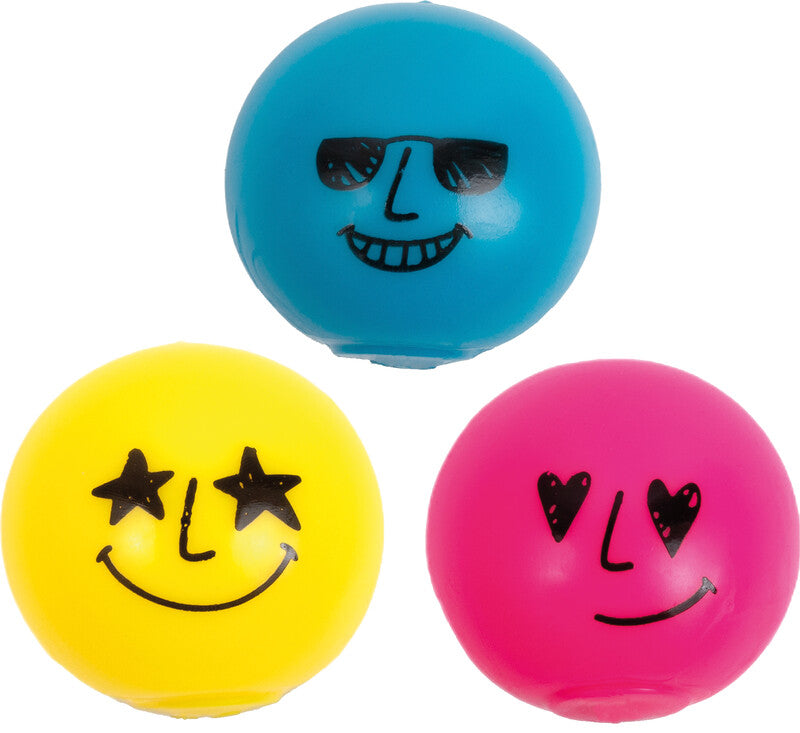 Trendhaus Chill and Smile Stressball Crazy Faces – Ø 5,5 cm, mit Wasser gefüllt