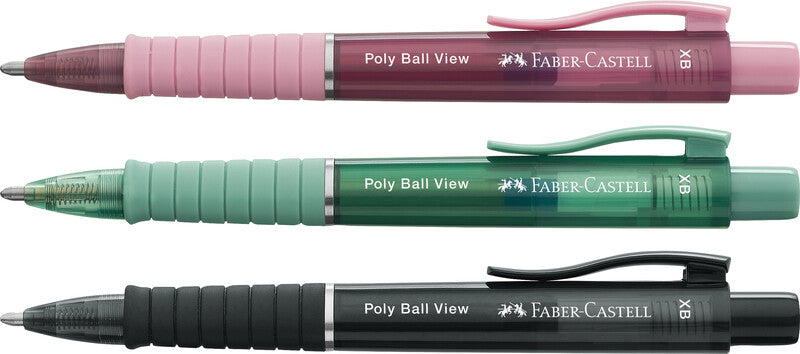 Faber-Castell Kugelschreiber – Schwarz, Kunststoff