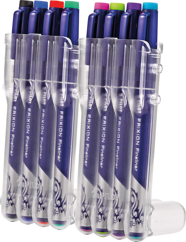 Pilot FriXion Set2Go Fineliner – 8er-Set 1,3 mm – 8 Farben, sortiert