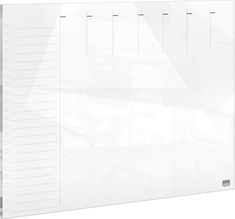 Nobo Whiteboard – 43 × 56 cm, Glas, magnetisch