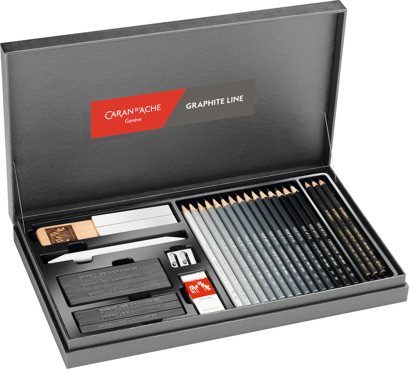 Caran d-Ache Caran d’Ache Graphite Line Bleistifte – Set, 28-teilig