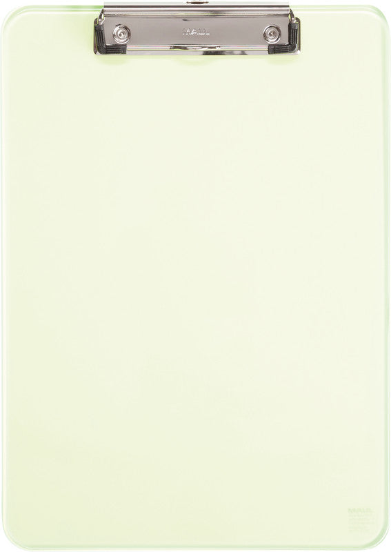 MAUL Klemmbrett A4 – Polystyrol (PS), Aufhängevorrichtung, Gelb Transparent