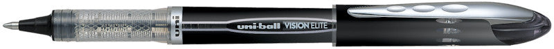 Uni-Ball Vision Elite UB205 – Tintenroller, wasserfest, mit Kappe, 0,2 mm, schwarz