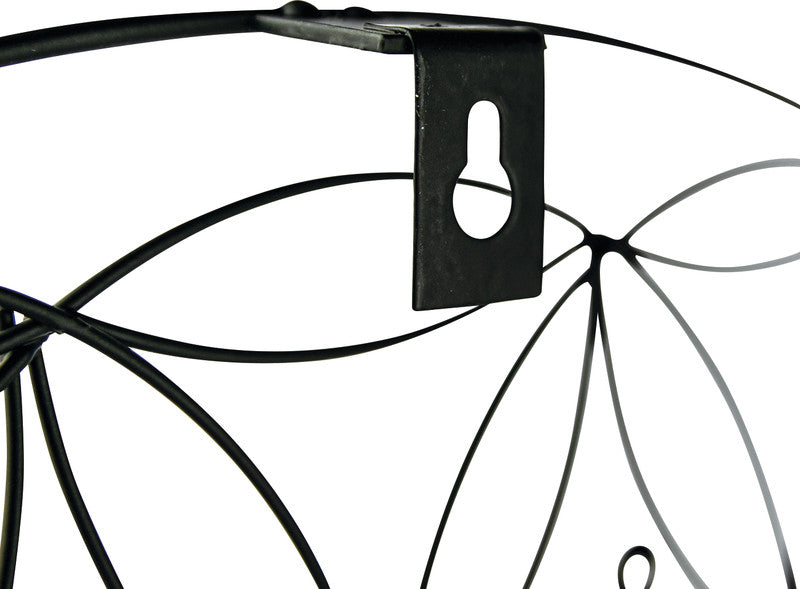 Eibert Gitterboard, Metall, Schwarz, Ø 50 cm, mit Aufhänger