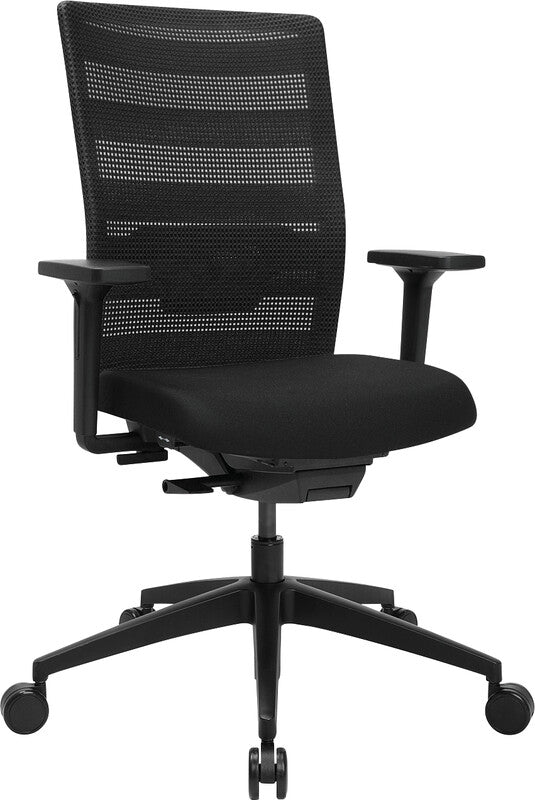 Topstar Bürostuhl AirWork – Sitzhöhe 42–54 cm, 110 kg, schwarz