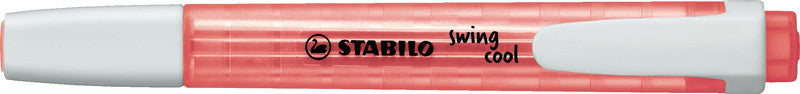 STABILO swing cool Textmarker rot – Keilspitze, 1–4 mm