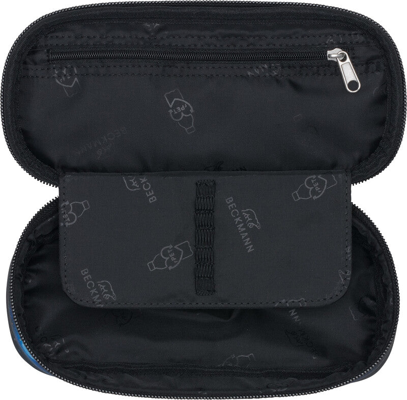Beckmann Klassisches Schlamperetui, leer, 1-teilig – Ninja Elements – Kunststoff – 22,0 × 5,0 × 10,0 cm