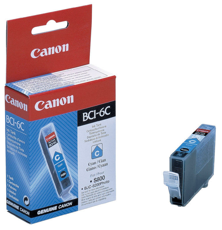Canon Tintenpatrone BCI-6C, cyan, 280 Seiten
