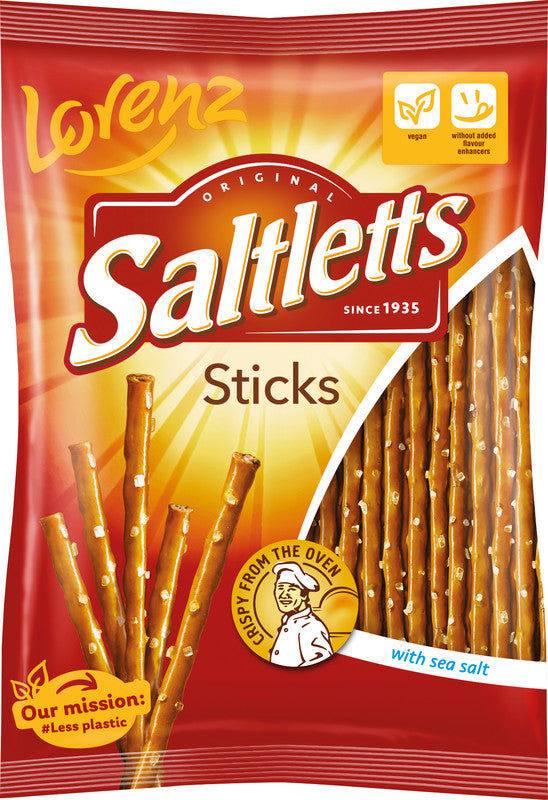 Lorenz Saltletts Salzsticks – Classic, vegan, Beutel, 40 g