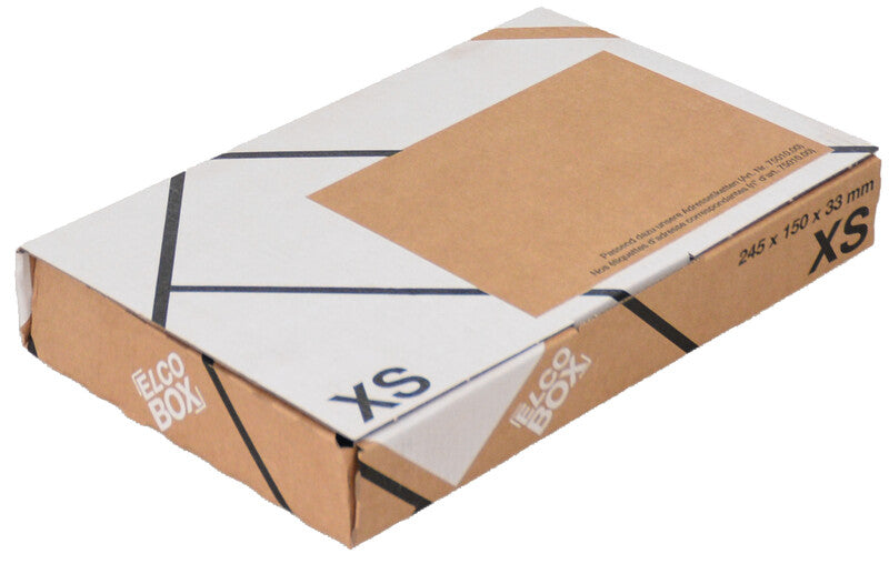 Elco Versandbox, braun – 255 × 160 × 40 mm