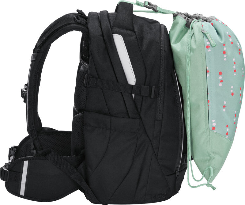 Coocazoo Sportbeutel – 4,5 l, Motiv Dancing Dots, wasserabweisend, 34 × 43 cm