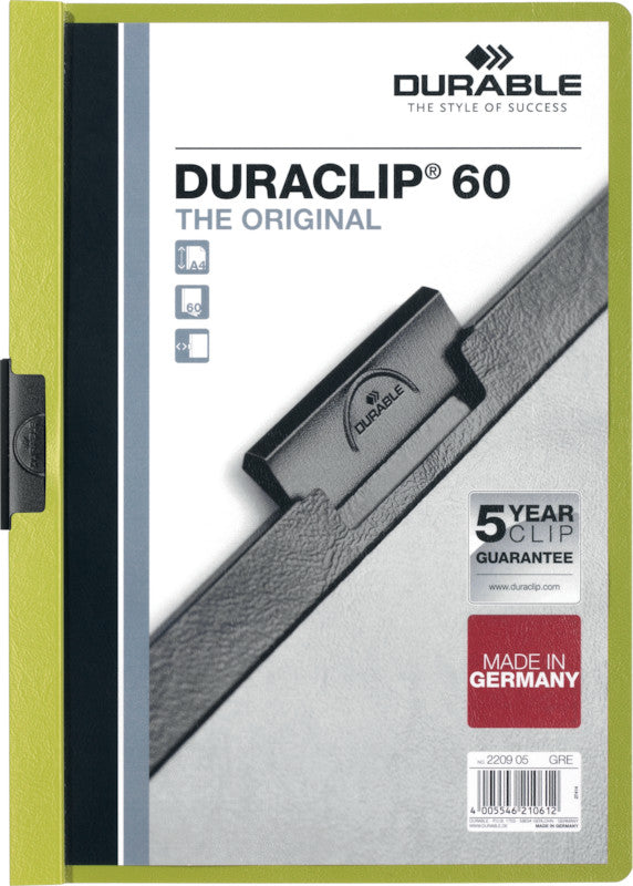 Durable Konferenzmappe – A4, Kunststoff, Grün
