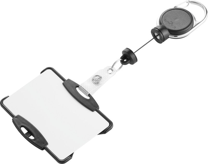 Durable Ausweishalter – 87 × 54 mm, transparent, für 1 Betriebs-/Sicherheitsausweis
