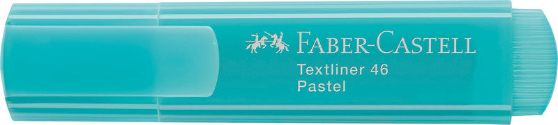 Faber-Castell 46 Pastell Textmarker türkis – Keilspitze, 1–5 mm, nachfüllbar