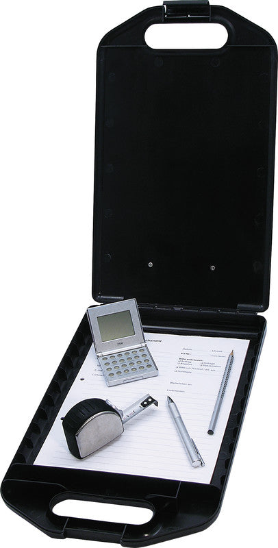 Wedo Aufbewahrungs-Klemmbrett A4 – Polypropylen (PP), schwarz