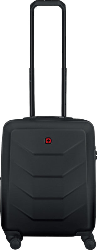 Wenger/SwissGear Wenger Trolley Prymo Handgepäck – 36 l, Hartschale PC/ABS, 4 Doppelrollen, mit TSA, schwarz, 40 × 55 × 20 cm