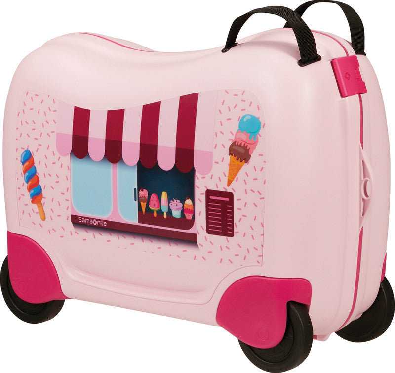 Samsonite Ride-on-Kindertrolley Handgepäck – 30 l, Hartschale, 4 Rollen, Ice Cream Van, 52 × 38 × 21 cm