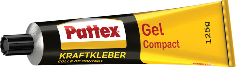 Pattex Kontaktkleber – wasserfest, für Metall, Holz, Kunststoff, 125 g, gelb