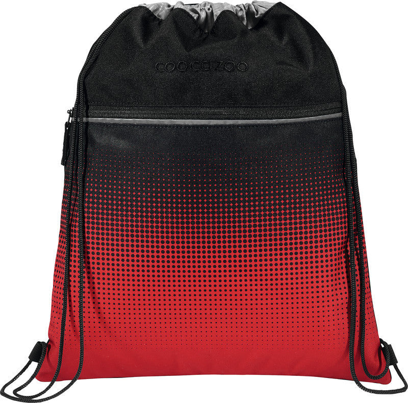 Coocazoo Sportbeutel – 10 l, Motiv Blazing Fire, wasserabweisend, 34 × 43 cm