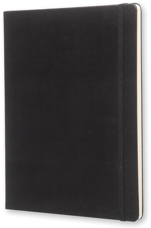Moleskine Notizbuch, 190 × 250 mm, punktkariert, Leimbindung, Hardcover, 192 Seiten, 70 g/m² – schwarz