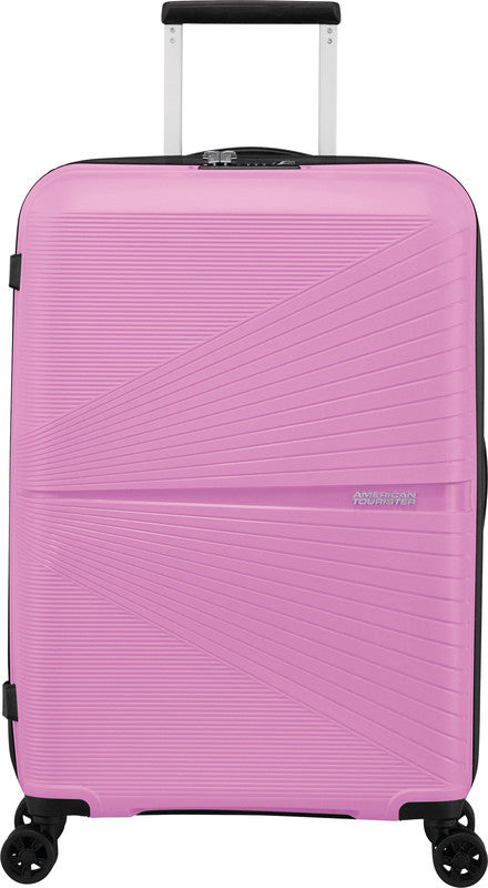 American Tourister Trolley – 67 l, Hartschale PP, 4 Doppelrollen, mit TSA, Pink Lemonade, 44,5 × 67 × 26 cm