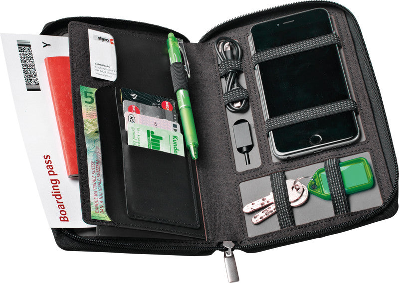 Dufco Tablet-Schutzhülle – Bis 15,2 cm (6"), Anthrazit, Textil