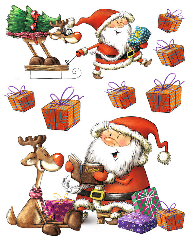 HERMA Fliesensticker Nikolaustag, sortiert, 21 × 29,7 cm, wiederablösbar, 1 Stück